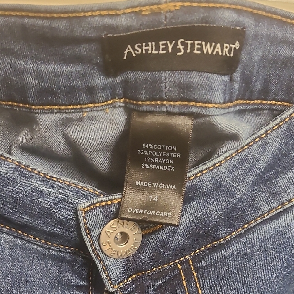 Ashley Stewart Dark Blue Denim Jeans